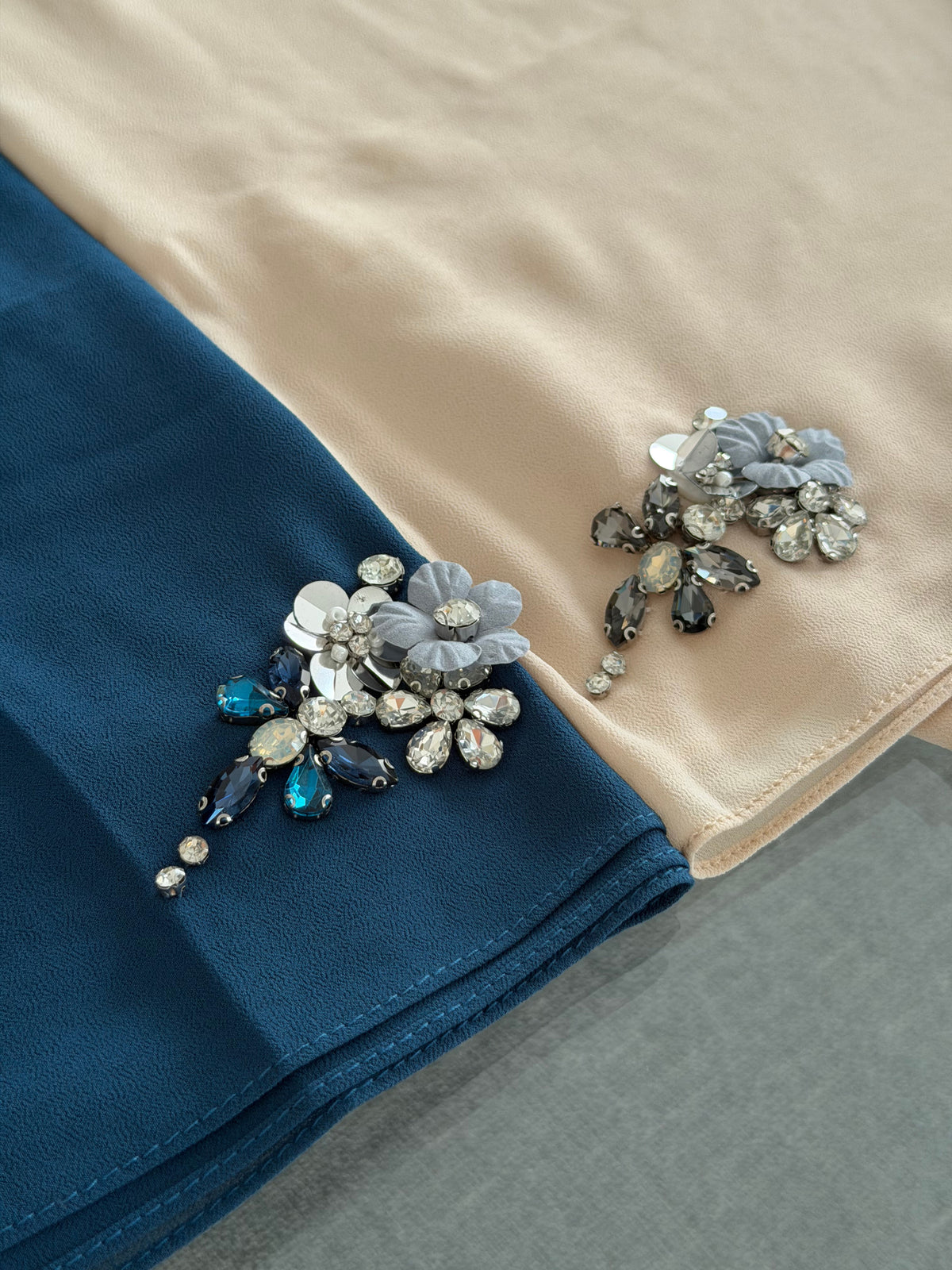 Hand beaded Luxury chiffon – 93 — view 2