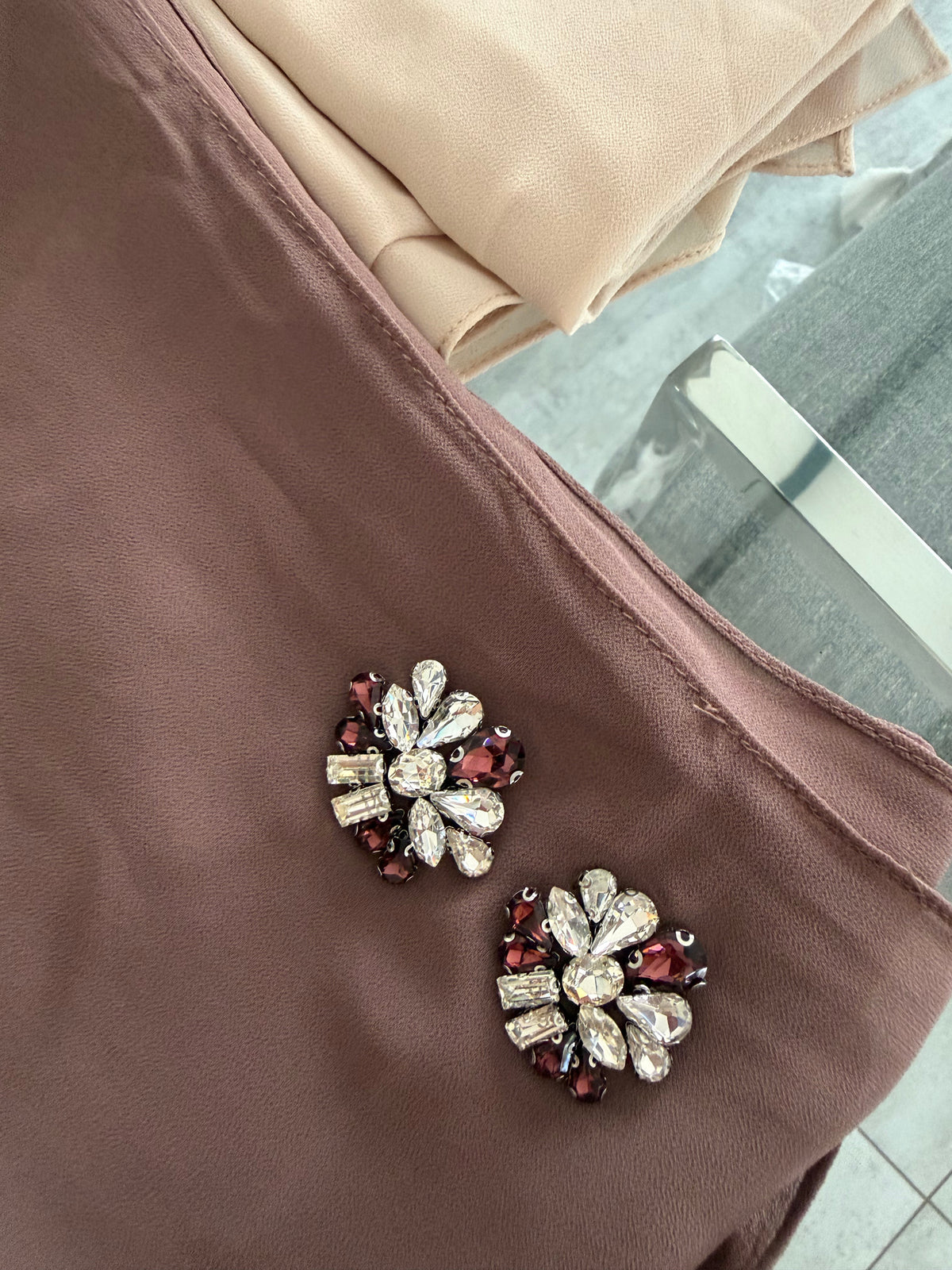 Hand beaded luxury chiffon – 94