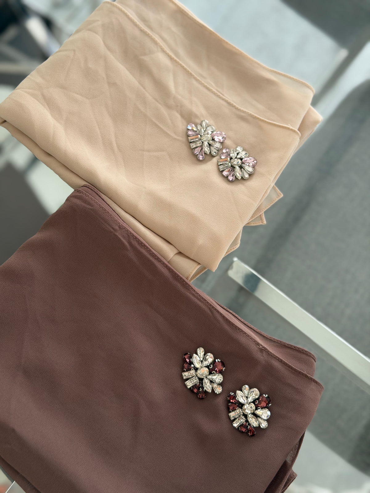 Hand beaded luxury chiffon – 94 — view 4