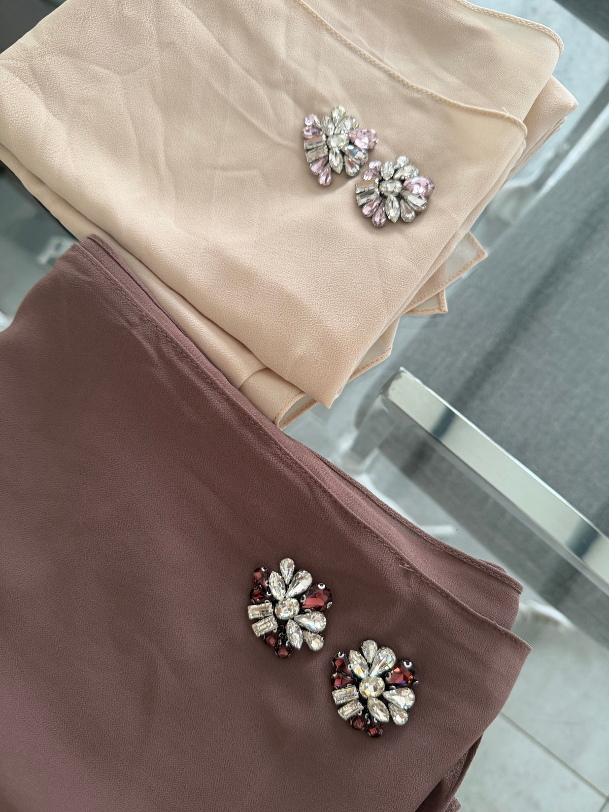 Hand beaded luxury chiffon – 94 — view 5