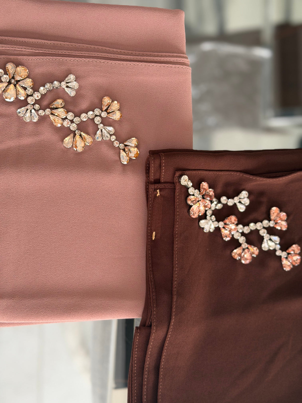 Hand beaded luxury chiffon – 95