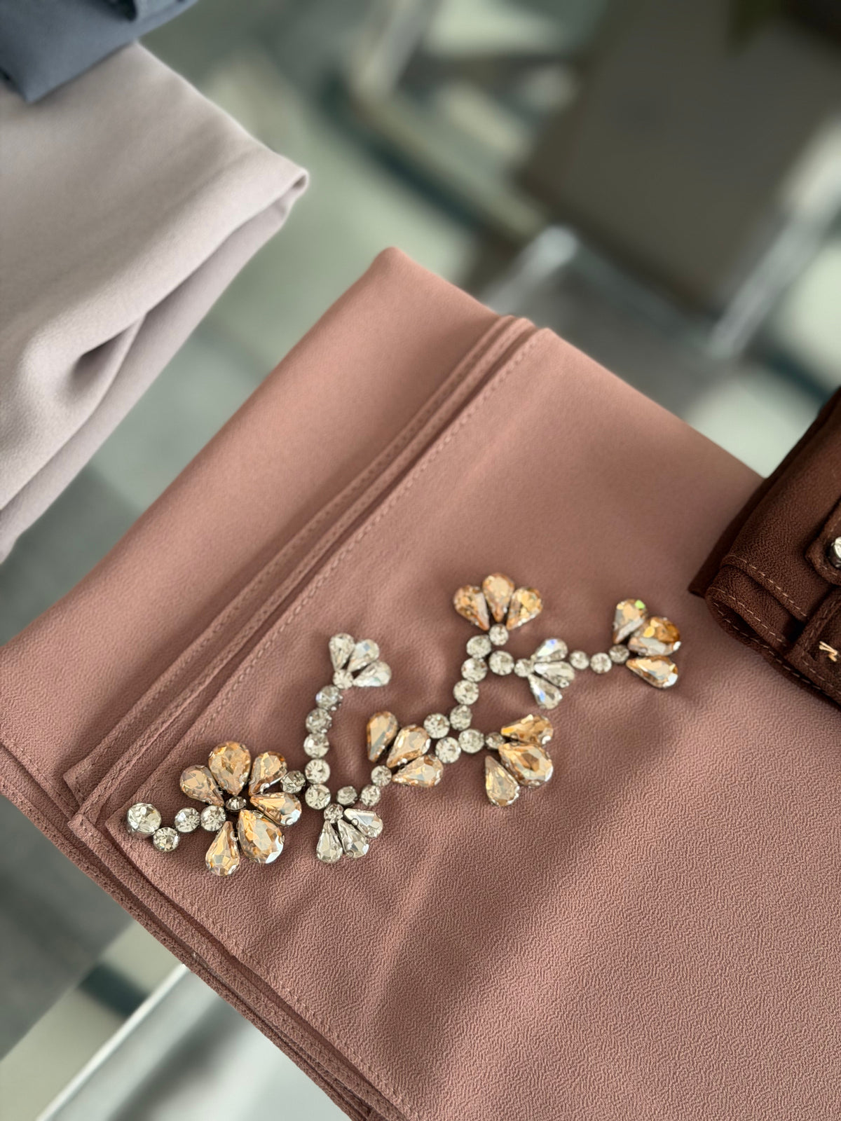 Hand beaded luxury chiffon – 95 — view 2