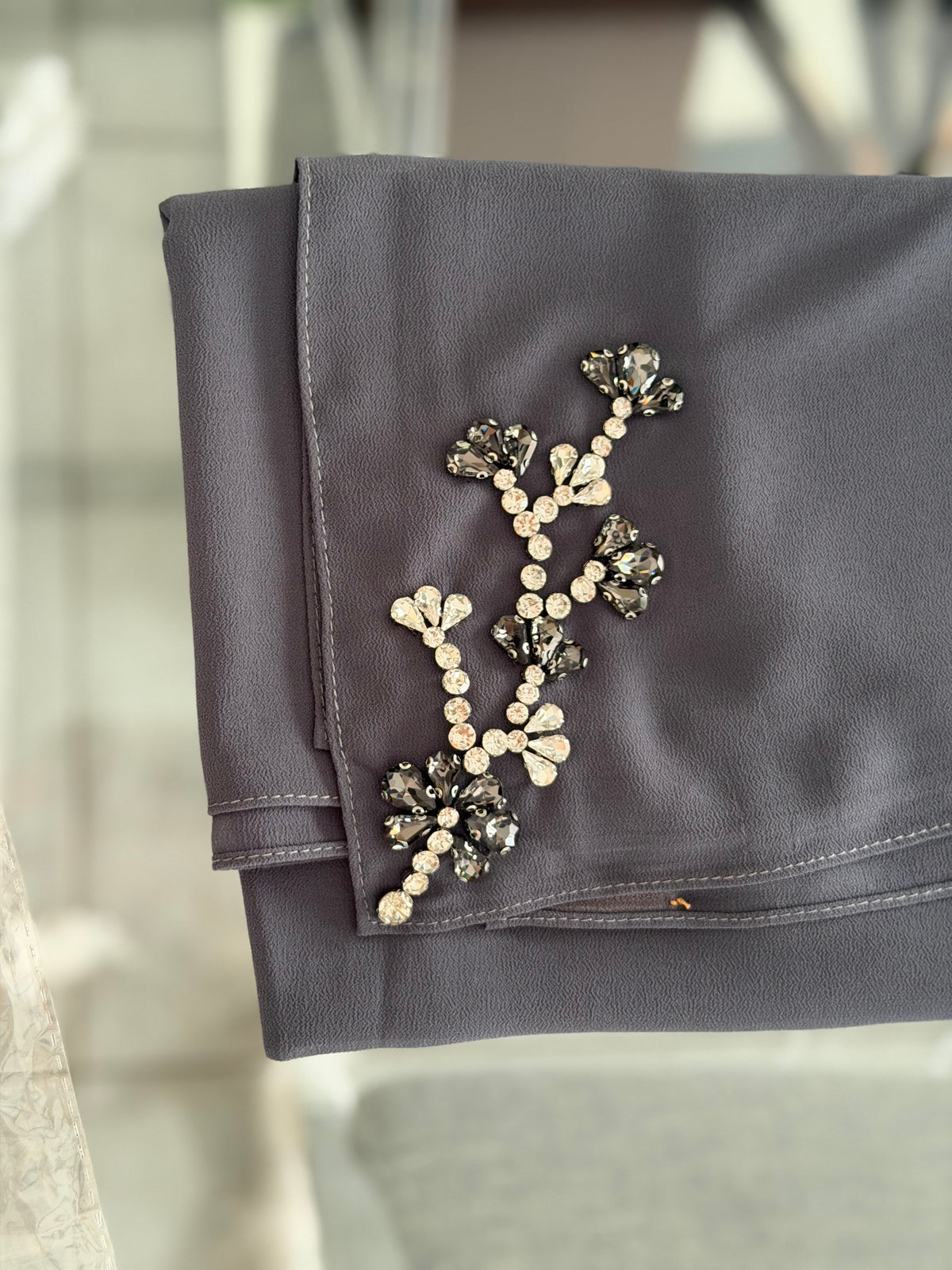 Hand beaded luxury chiffon – 95 — view 5