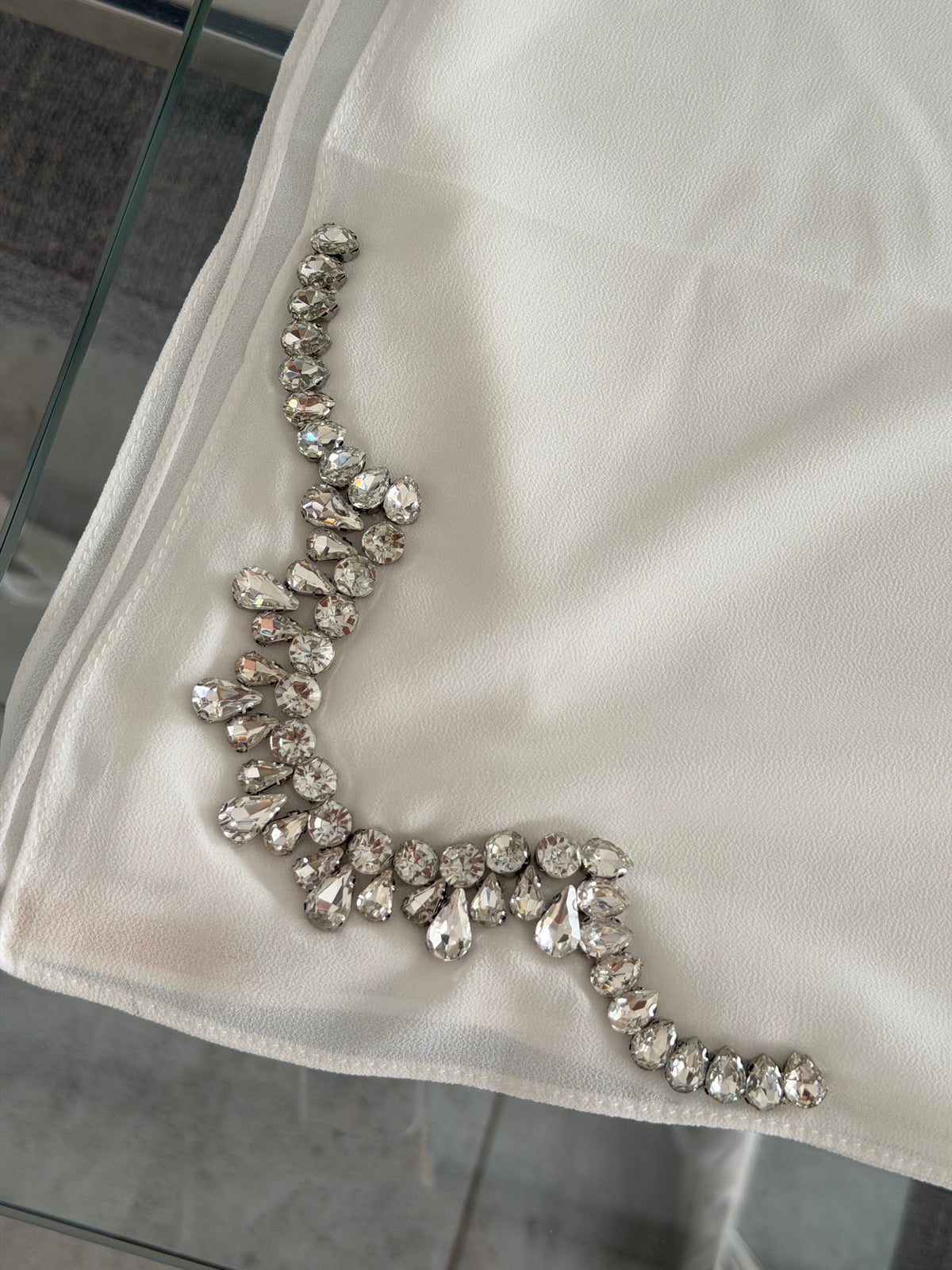 Hand beaded luxury chiffon – 96