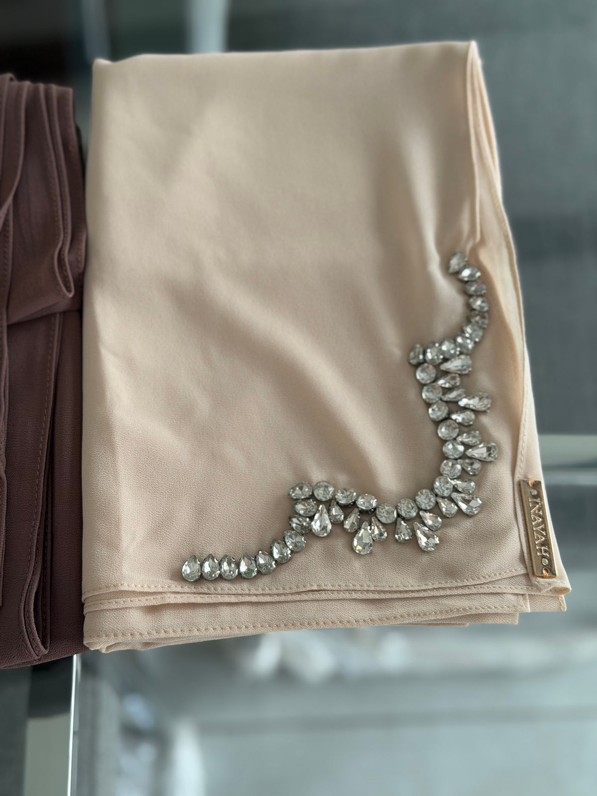 Hand beaded luxury chiffon – 96 — view 2