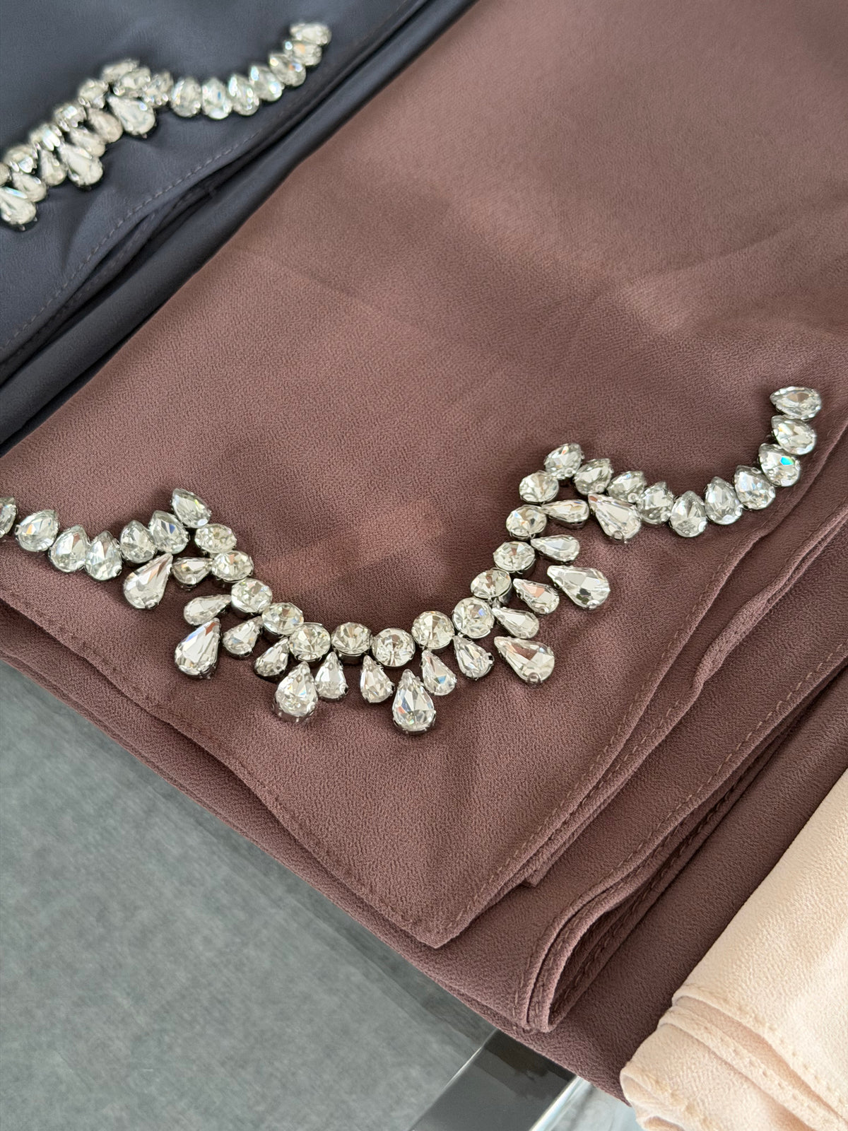 Hand beaded luxury chiffon – 96 — view 4