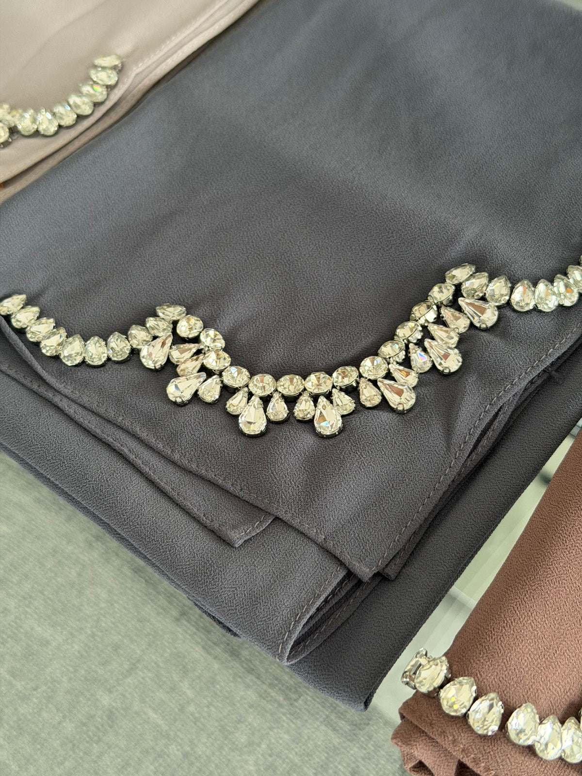 Hand beaded luxury chiffon – 96 — view 5