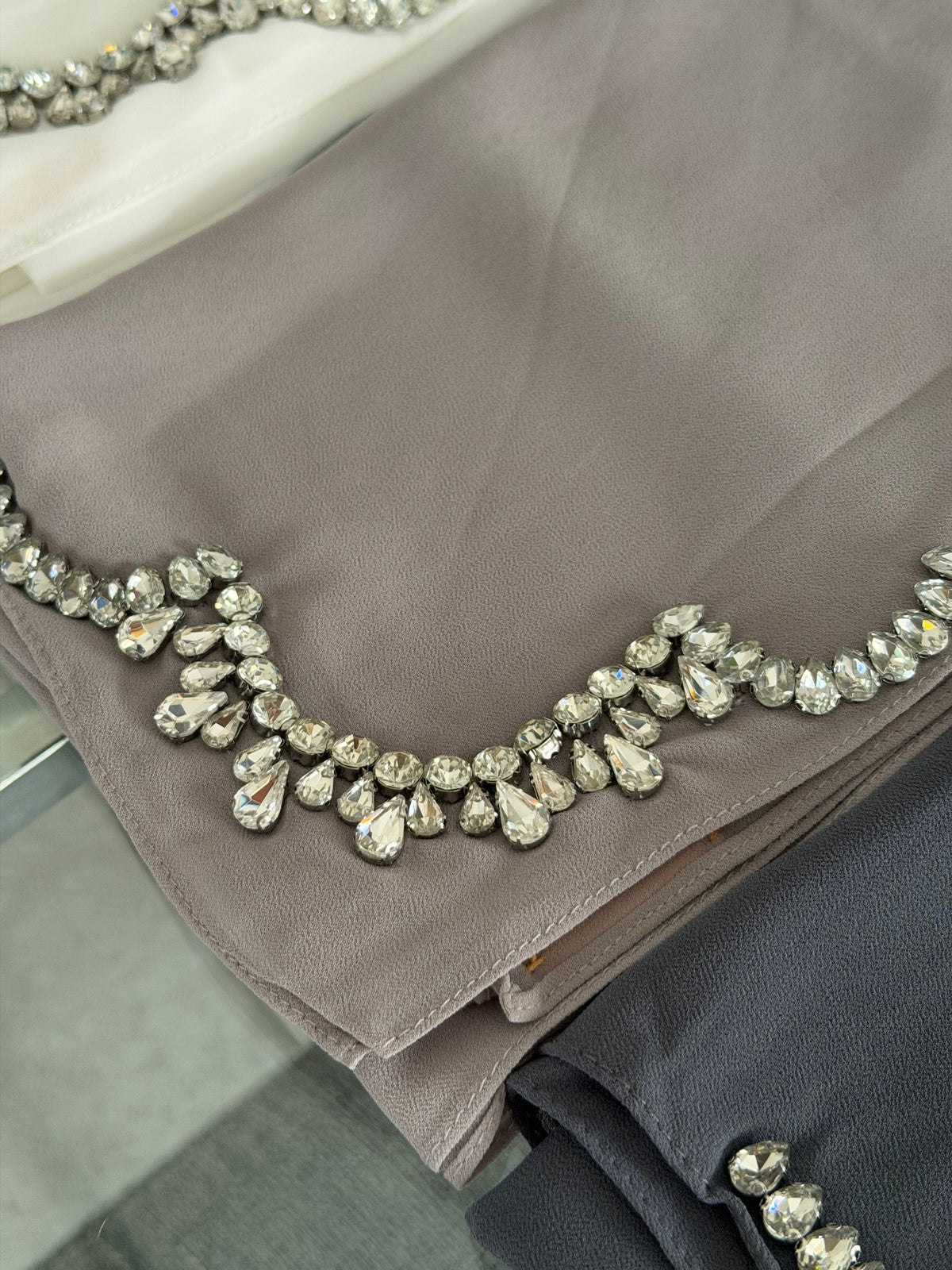 Hand beaded luxury chiffon – 96 — view 6